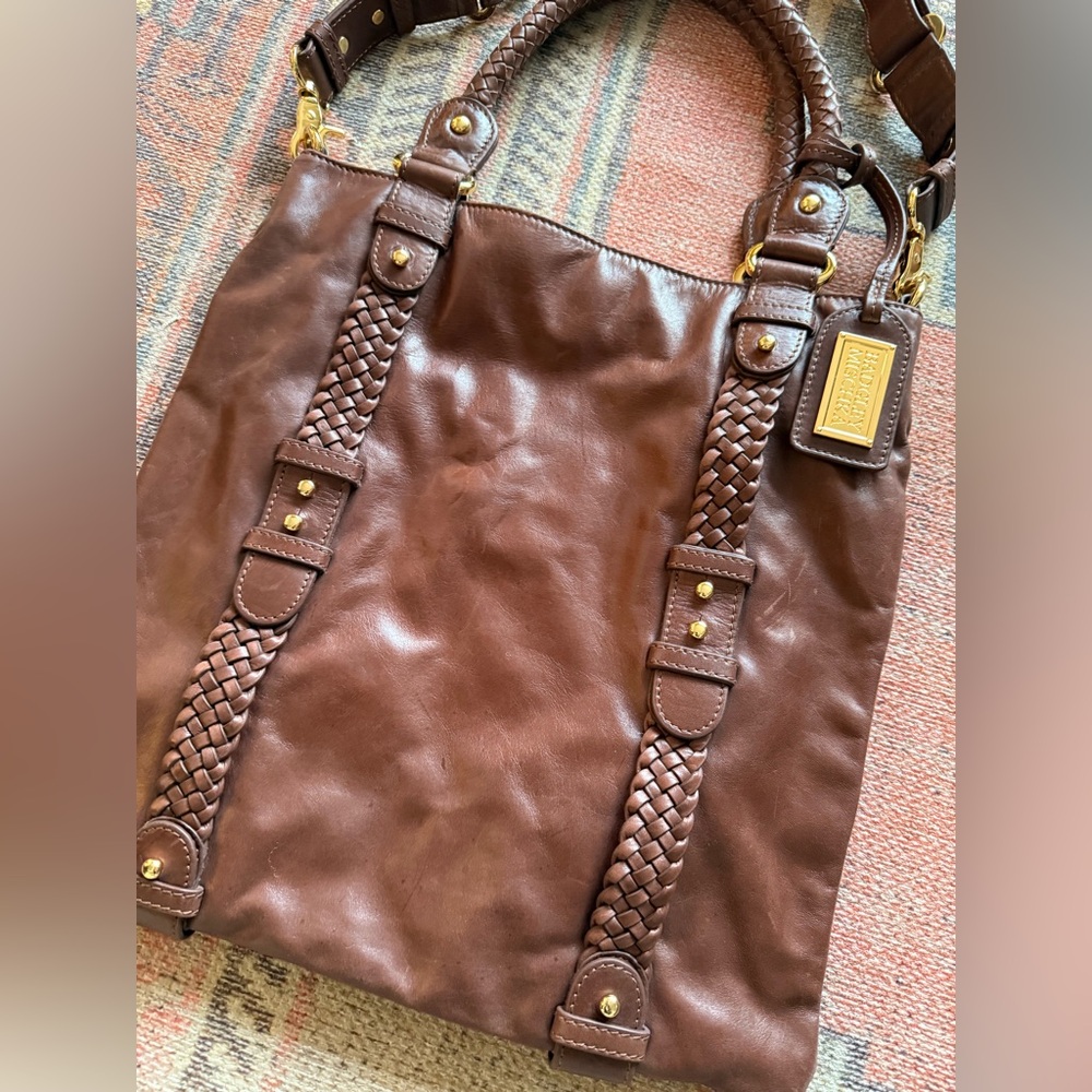Badgley Mischka Leather Bag - Picture 2 of 5